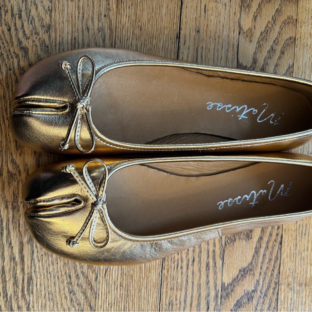 Matisse Gold Tabi Shoes